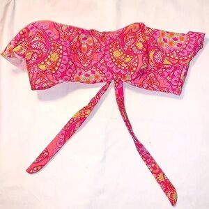 Atmosphere Bikini Top Pink paisley floral Size 6